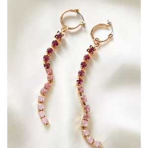 URBAN OUTFITTERS Ombre Rhinestone Drop Earrings